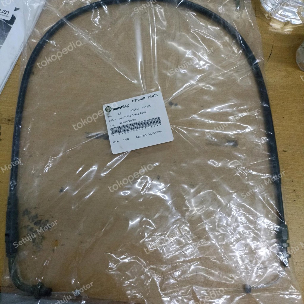 Kabel Gas Benelli TNT 135 Original