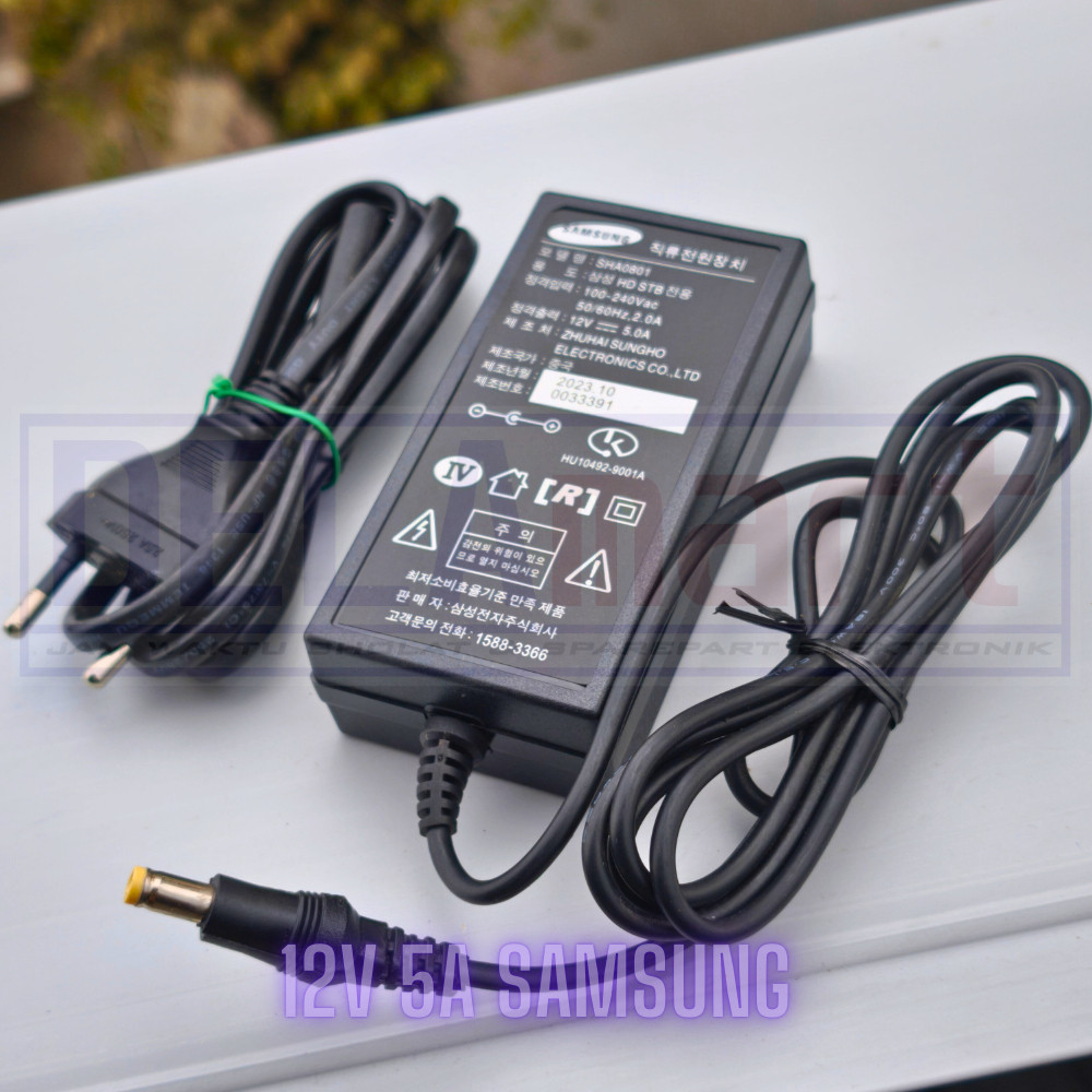 Adaptor 12V 5A Original SAMSUNG KOREA / Adaptor 12Volt 5Ampere