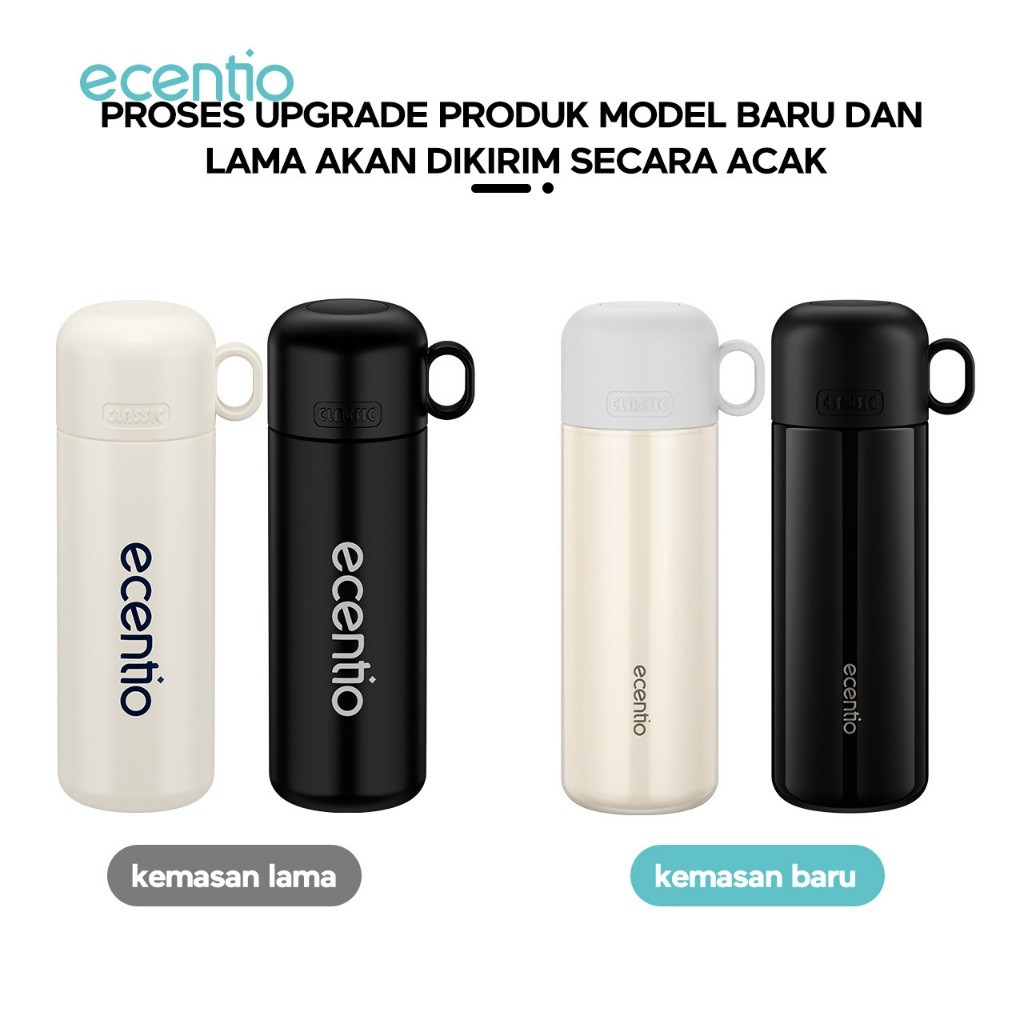 ARFSHOP ecentio termos air panas 500ml stainless steel 304+316 tahan 8 jam botol air dengan tutup ke