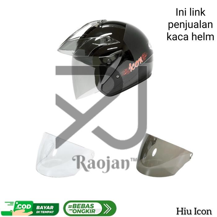 Kaca helm Hiu Icon Visor helm Hiu Icon