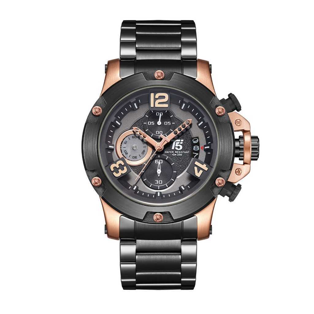 New JAM T5 3927 ORIGINAL CHRONOGRAPH / JAMTANGAN T5 3927 / JAM TANGAN PRIA ORIGINAL / JAM RANTAI ORI