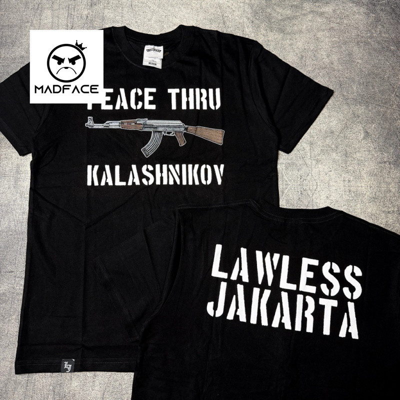 Kaos LAWLESS JAKARTA - Merchandise Resmi KALASHNIKOV