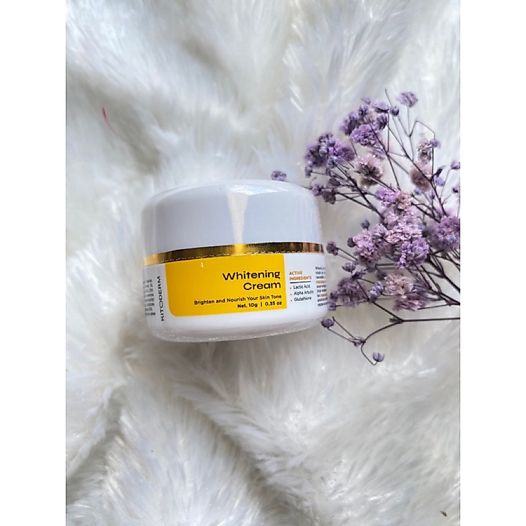 cream malam flek whitening kitoderm/ flek sedang besar