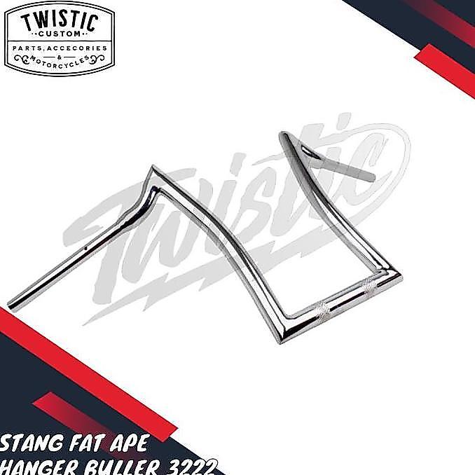 Stang Fat Ape Hanger Buller Tinggi Pnp Motor Sm V16 / V16 Plus Custom Bobber Chicano Baru