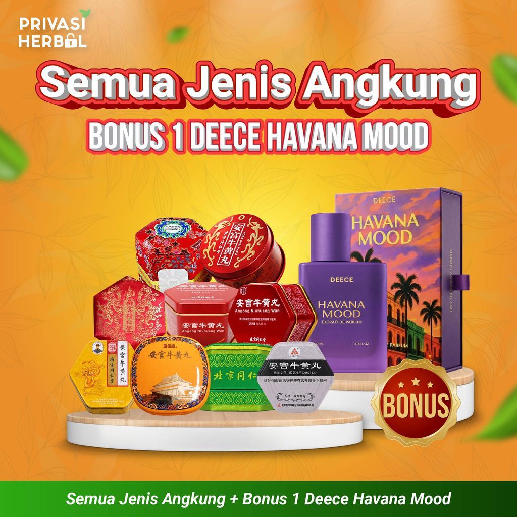 Obat China Angong Niuhuang Wan Original Angkung Original Obat Stroke Saraf