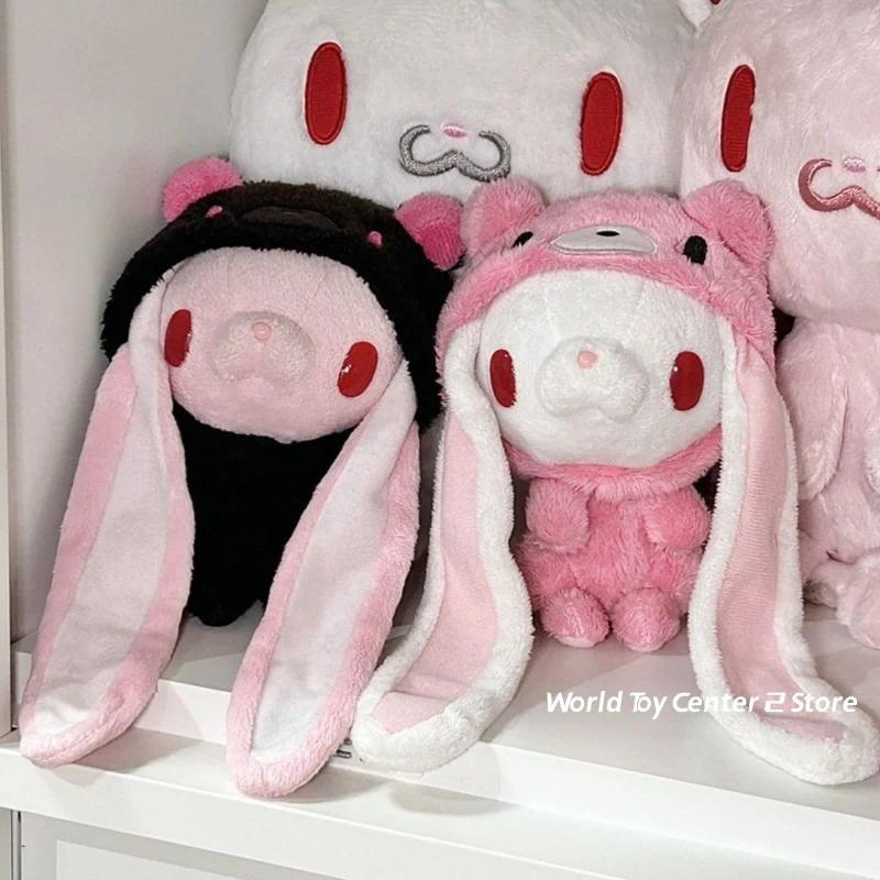 Kawaii Gloomy Bear Rabbit Pink Bear White Black Cross Dressing Sitting Posture Pendant Toy Bag Acces