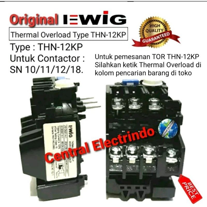 Terbaru Kontaktor Contactor SN-12 AC 220V EWIG.