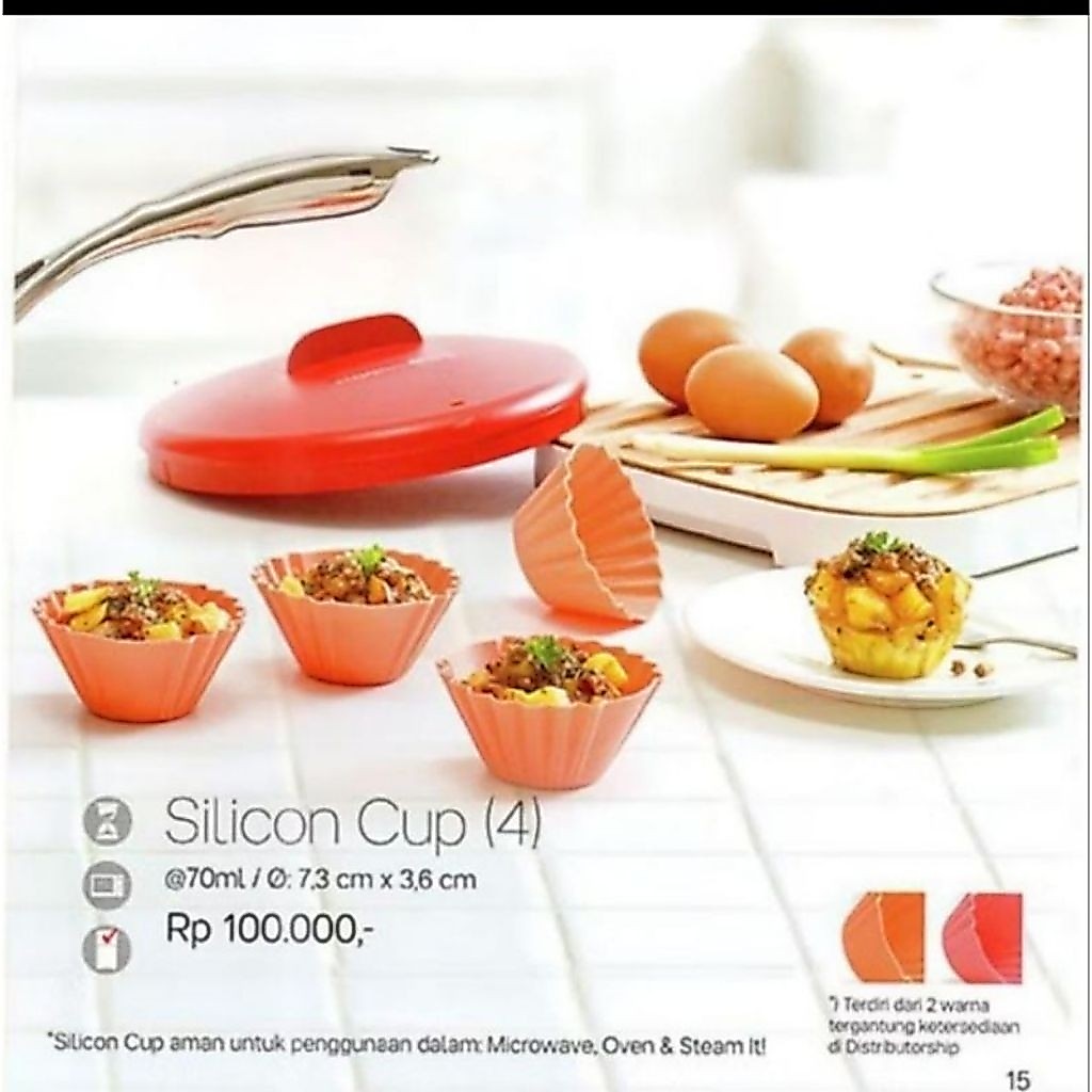 NEW TUPPERWARE SILICON CUP (1PCS)