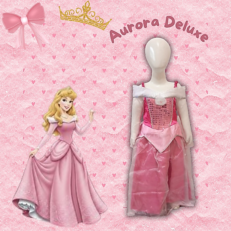 Princess Aurora Deluxe/Baju  Kostum Princess Aurora/Cosplay Princess Disney