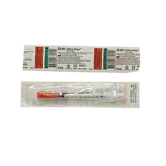 BD Ultra-Fine Eceran - 1 ML dan 0,5 ML