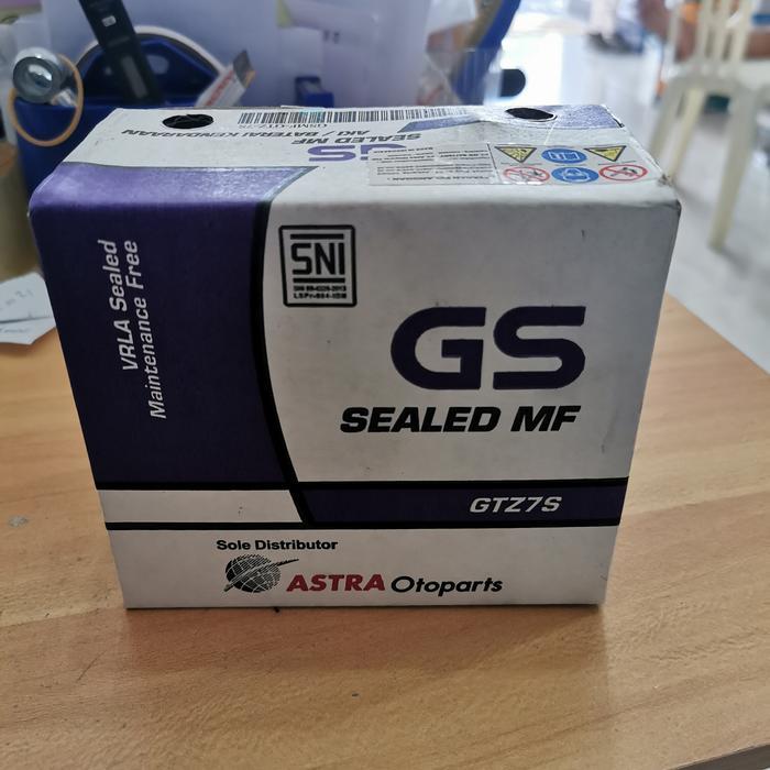 AKI SEPEDA MOTOR GS ASTRA MF GTZ7S GTZ-7S CBR 150 VARIO 150 SATRIA FU
