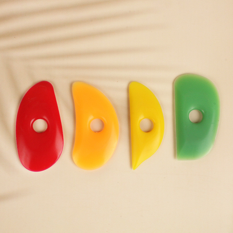 

3/4/7/10 scraper, silicone sheet clay tool clay tool painting clay tool