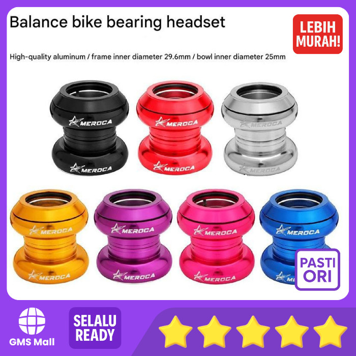 Meroca Headset Pushbike Balance Bike 29.9mm Push Bike Kom Stir Bearing Strider