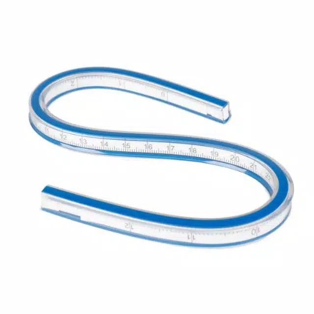

Quilters Flexible Curve Ruler CT-30 - Penggaris Jahit Pola Fleksibel
