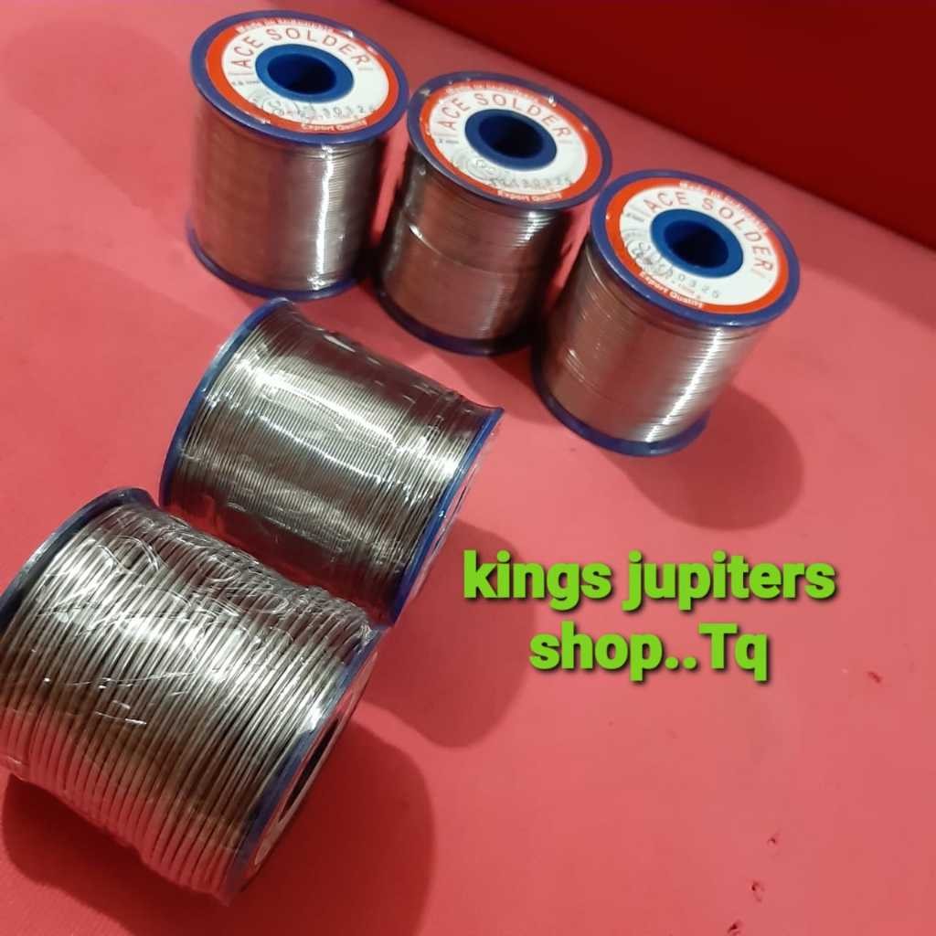 TERLARIS( 1 KILO atau 250 GRAM ) TIMAH SOLDER 0,8MM 1MM 1,2MM 1,6MM 2MM ( merk ACE SOLDER 1KG atau F