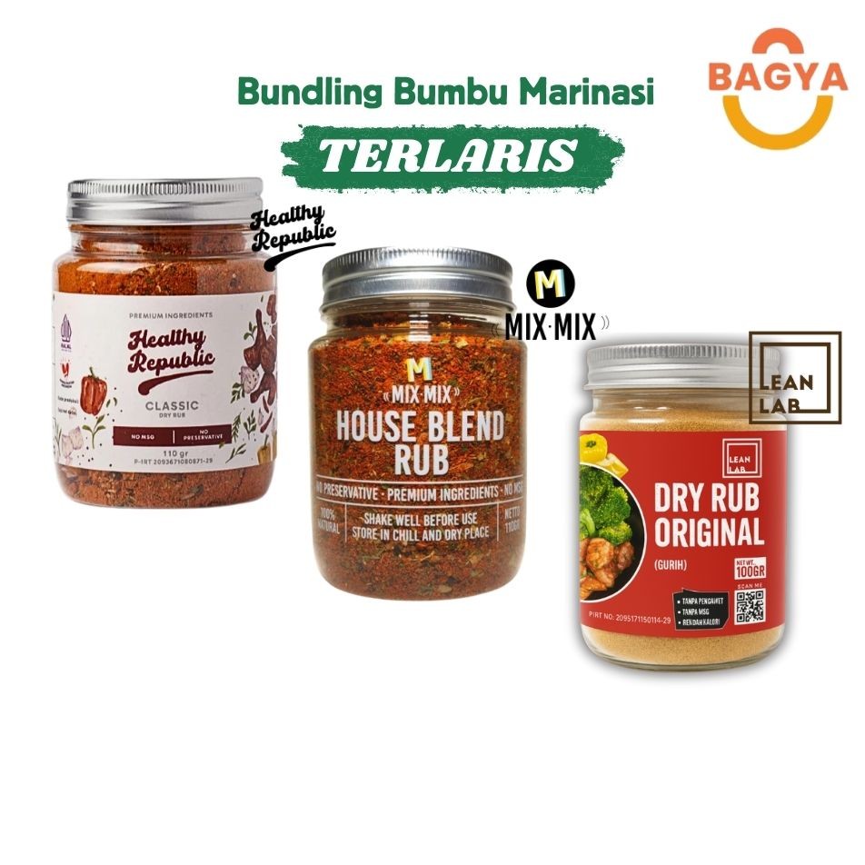 

Bundling 3Pcs Bumbu Marinasi Serbaguna Terlaris Healthy Republic Mixmix LeanLab Rendah Kalori
