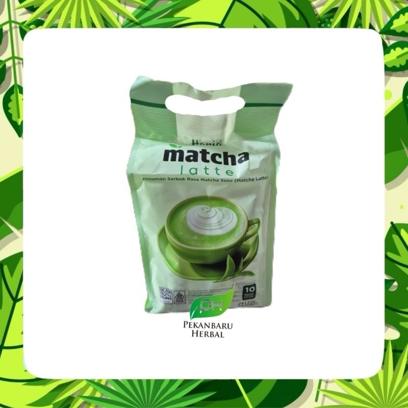 HANIA MATCHA LATTE HNI HPAI 10 SACHET