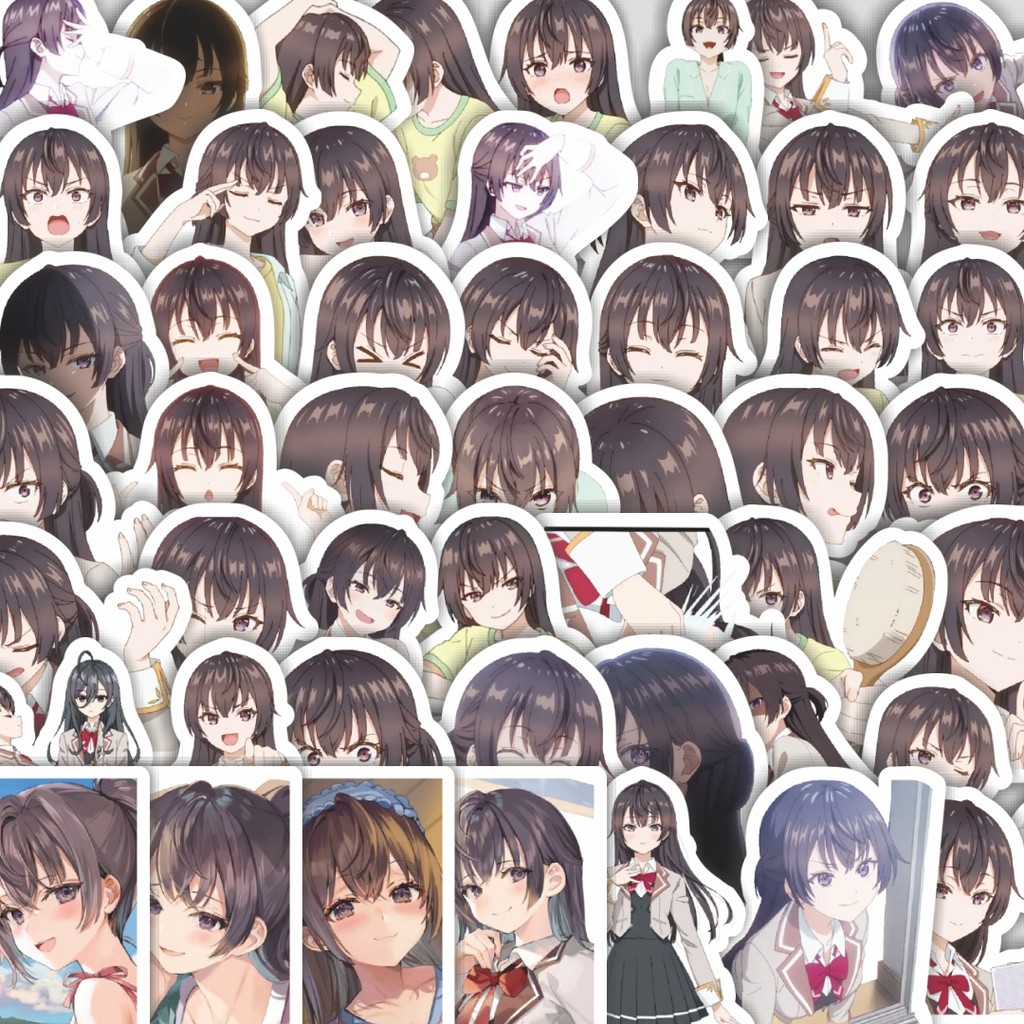 

Stiker Cutting Pack Stiker Kartun Funny Yuki Suou Isi 100Pcs Series Aesthetic Lucu Keren Untuk Koper Bahan Vynil