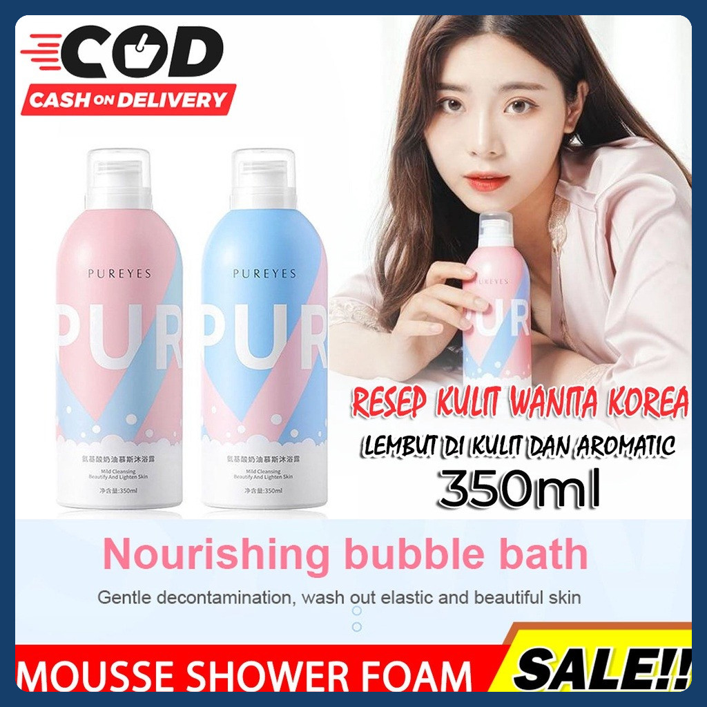 Pureyes Shower Gel Foam Whitening Sabun Pemutih Badan Ampuh Dan Cepat