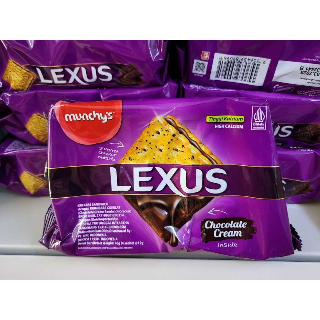 

Lexus Biscuit Chocolate Cream 76g Snack Made in Malay Exp 2026