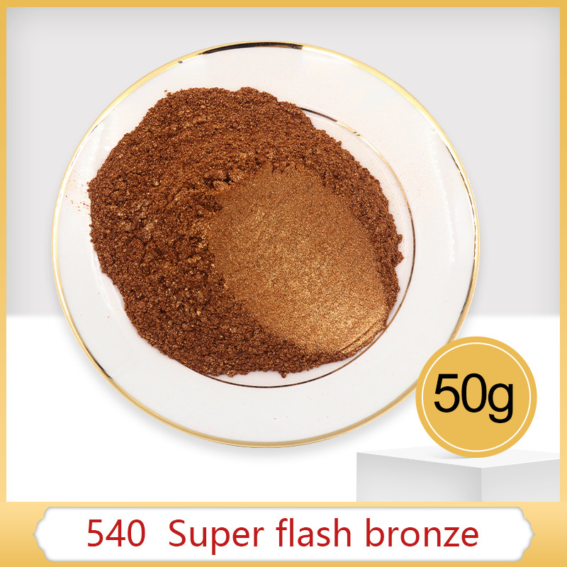 

50g Bronze Pearl Powder Pigment Mineral Mica Powder DIY Dye Colorant for Lip Eye Shadow Soap Automot
