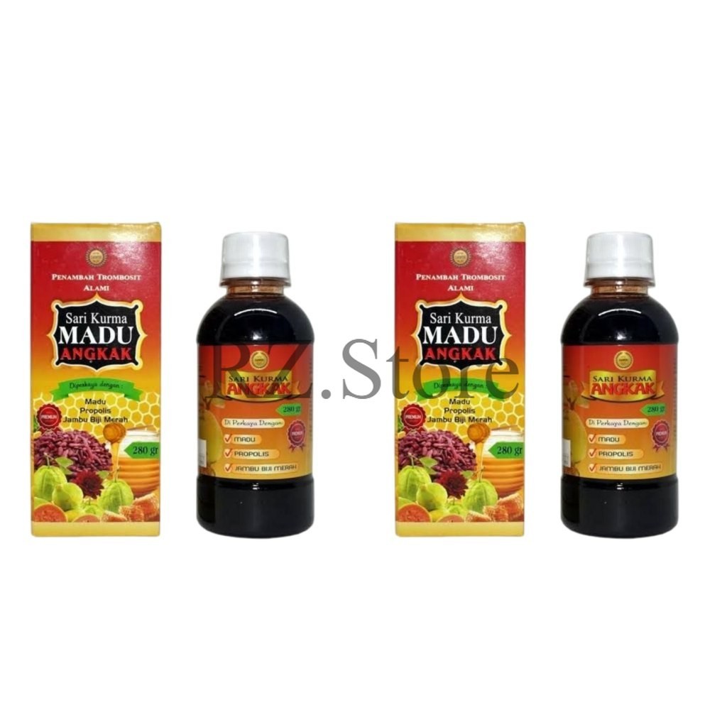 

2 PCS Madu Herbal Sari Kurma Angkak Harmoni Plus Herbal 280 g – Original BPOM
