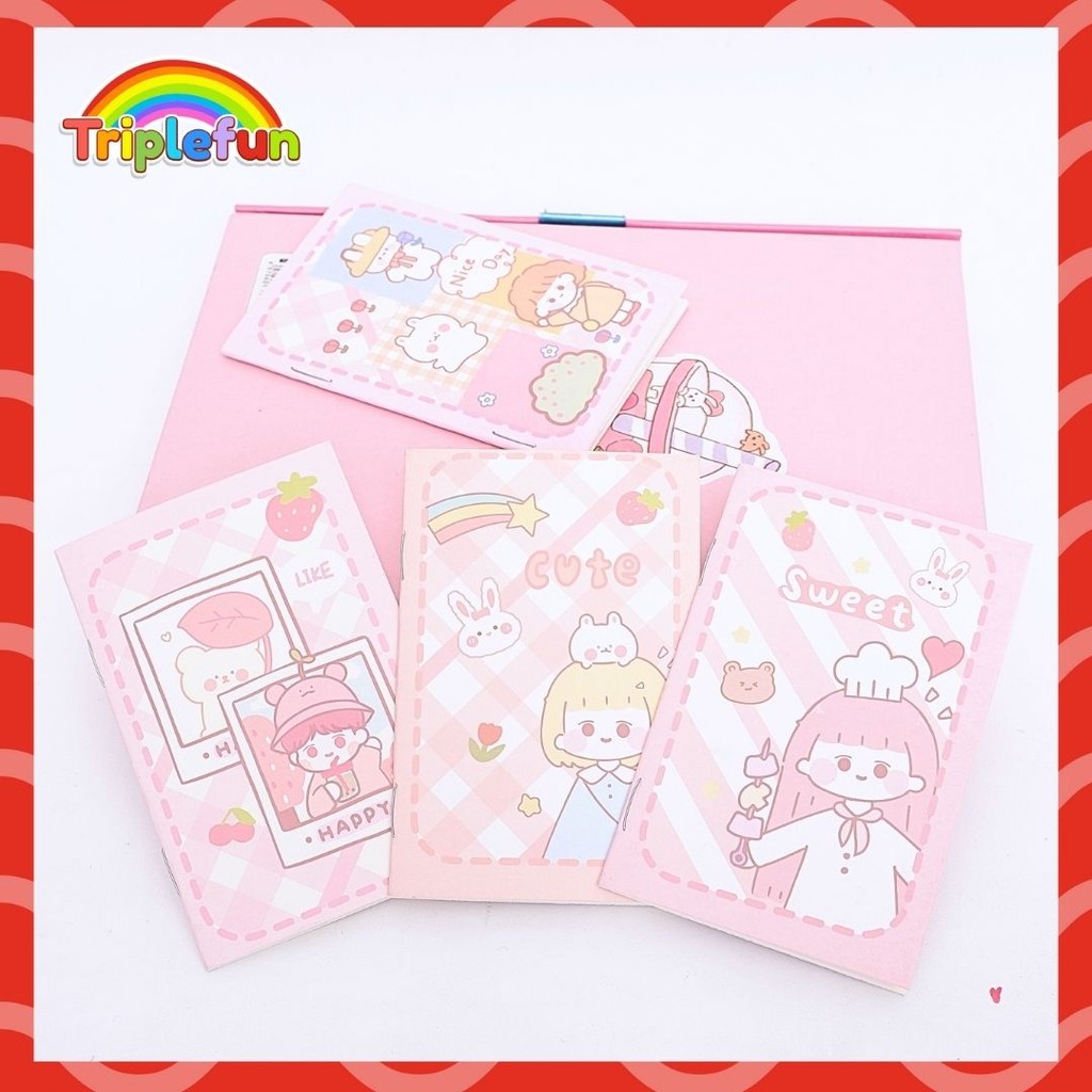 

Notebook A7 Girl HX-810 Buku Saku Catatan Harian Imut Mini Lucu Memo Cewe