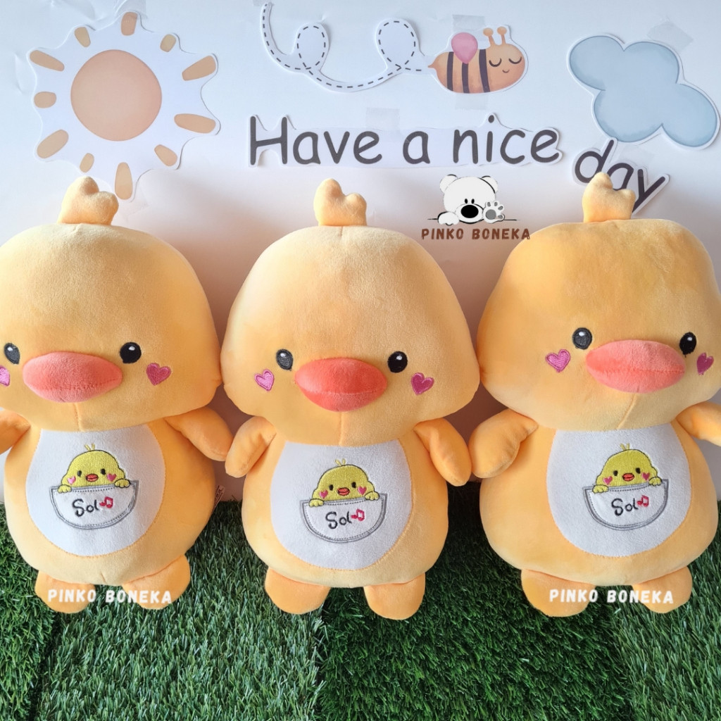 

Boneka Bebek Kuning Yellow Duck Ukuran M Lucu Lembut Bagus