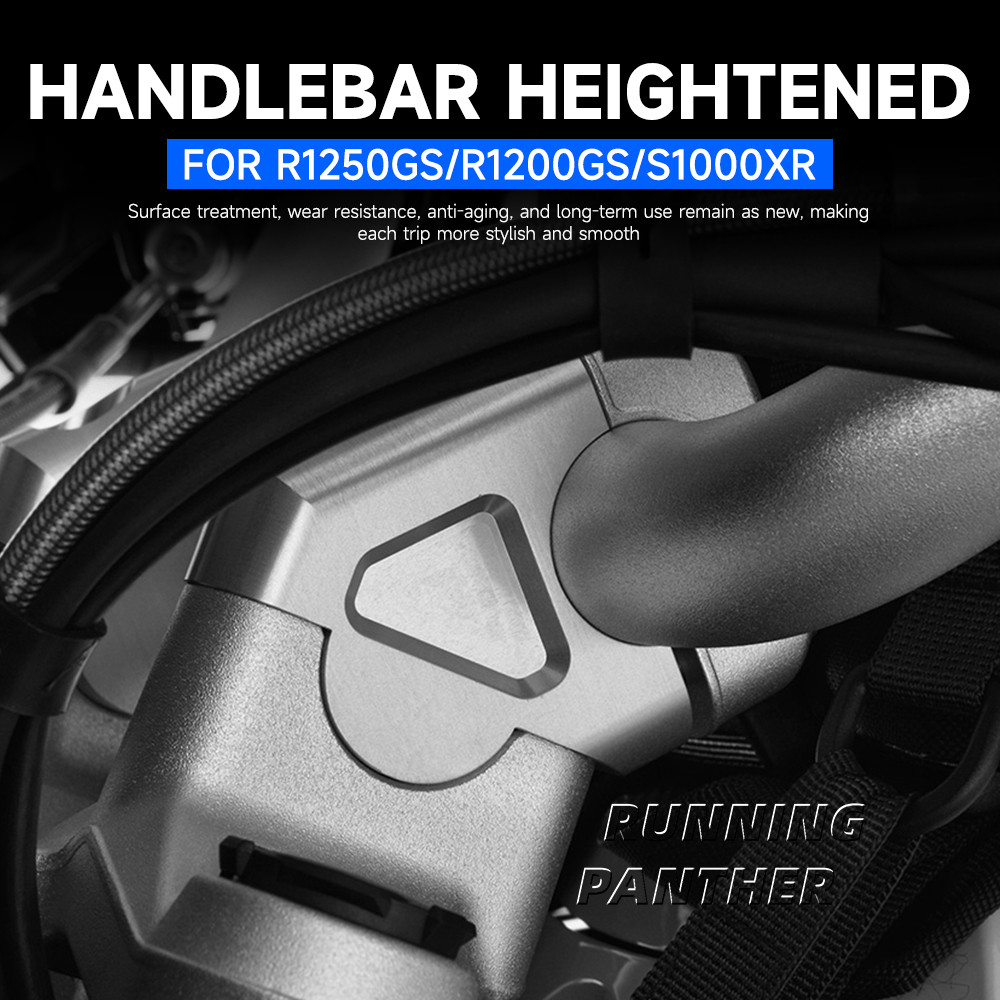For BMW R 1200 GS LC R1200GS Adventure ADV R1250GS S1000XR Motorcycle Handlebar Riser 32MM Drag Hand