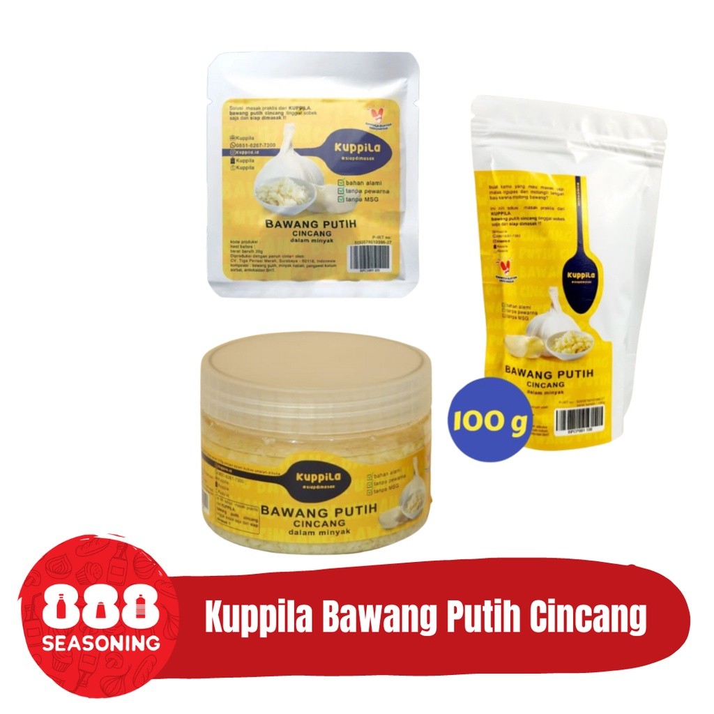 

KUPPILA BAWANG PUTIH CINCANG DALAM MINYAK - Fasyanita Denpasar