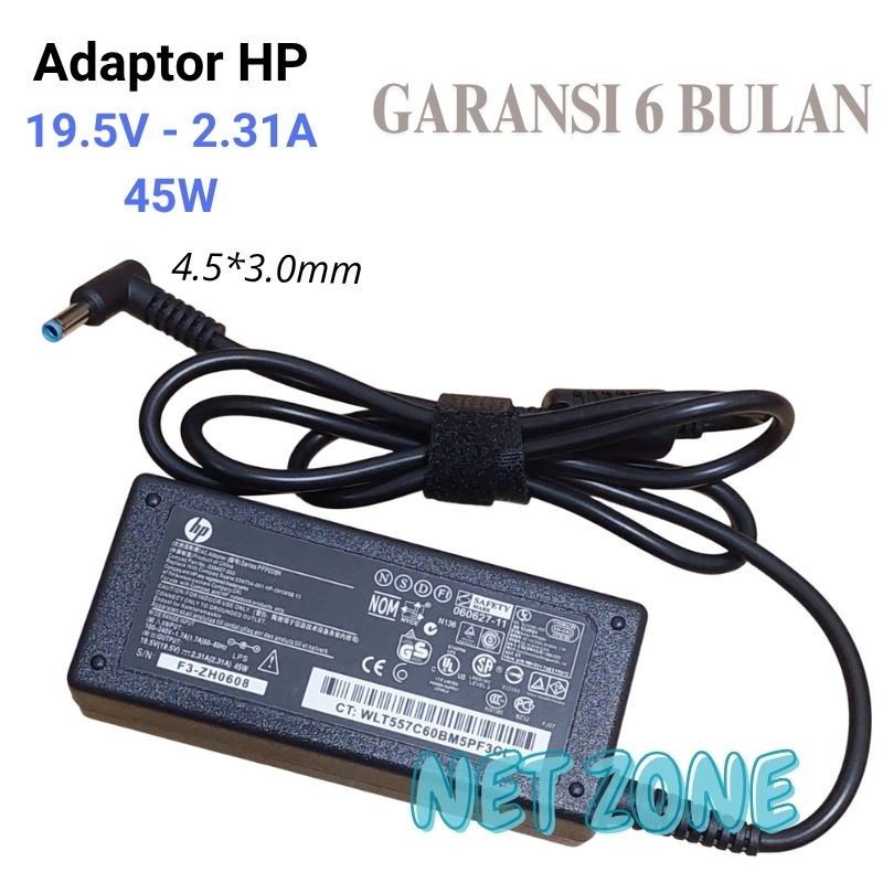Charger Adapter Laptop HP 14s-cf2517TU 14s-cf1051TU 14s-cf2516TU -NZONE