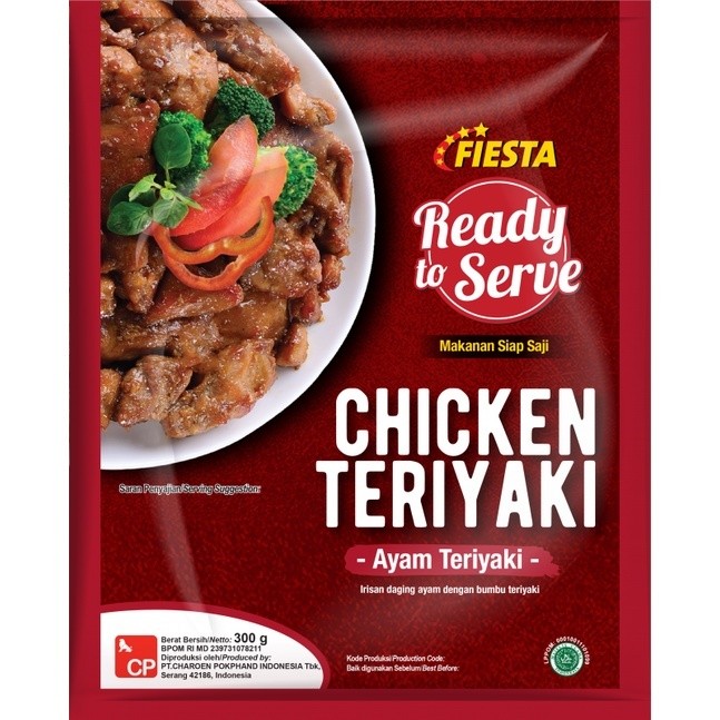 

FIESTA RTS CHICKEN TERIYAKI 300GR AYAM TERIYAKI