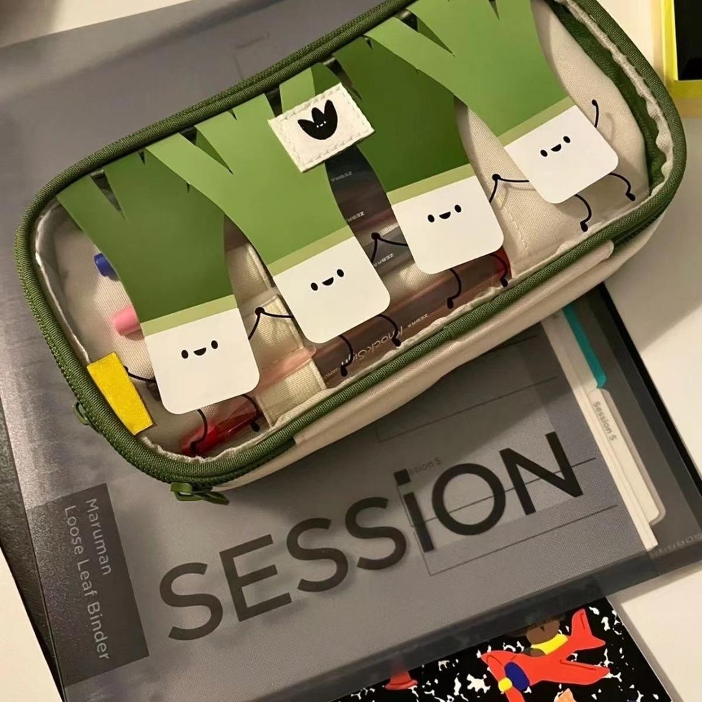 

Tempat Pensil Pencil Case Cute Kotak Pensil SPRING ONION EDITION CUTE Stationery Bag Pouch Craftycharm