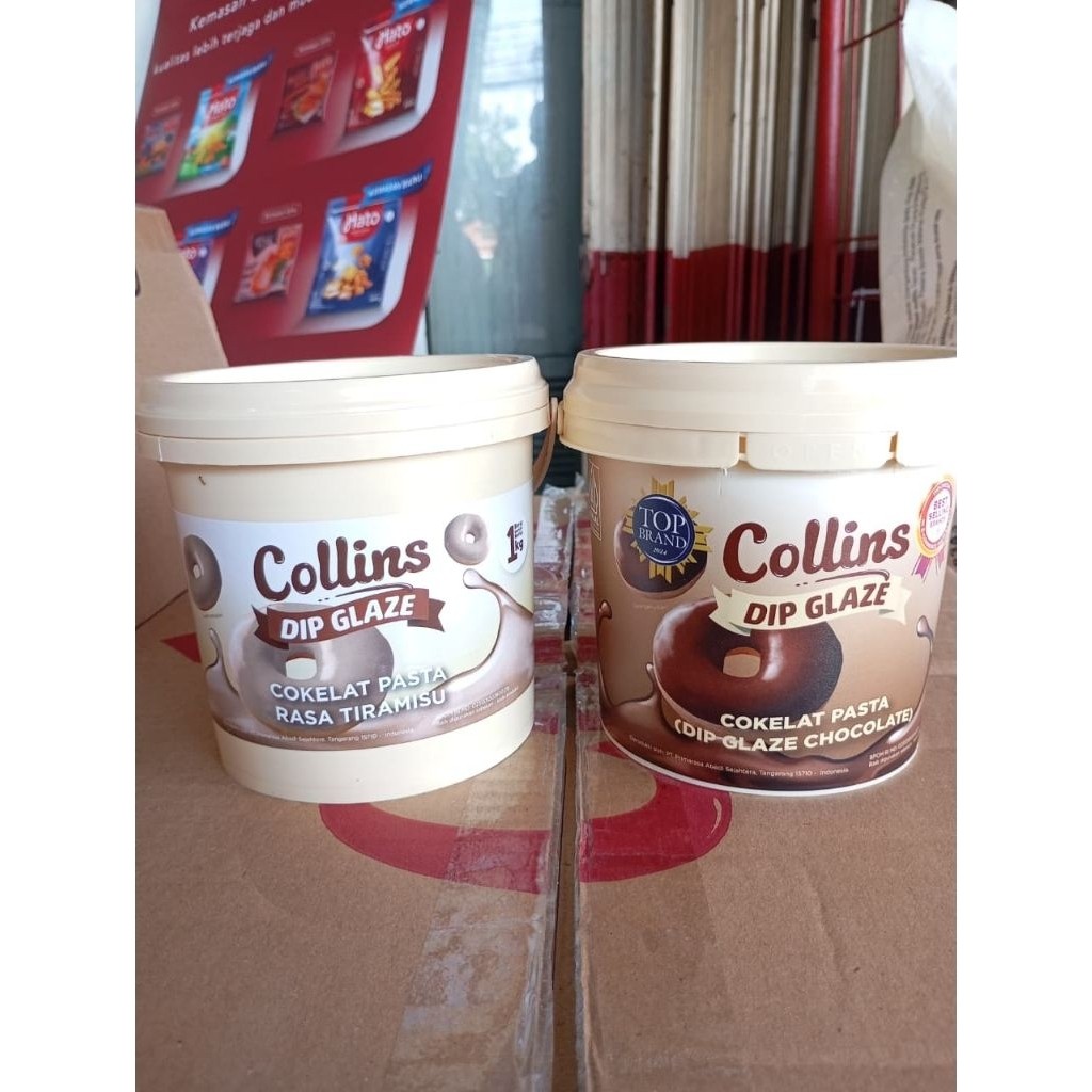 

COLLINS DIP GLAZE RASA COKELAT / COLLINS DIP GLAZE RASA TIRAMISU 1KG