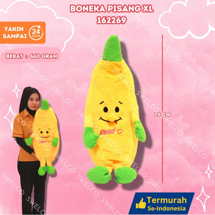 BONEKA PISANG BONEKA PISANG (XL) PANJANG BUAH XL BESAR