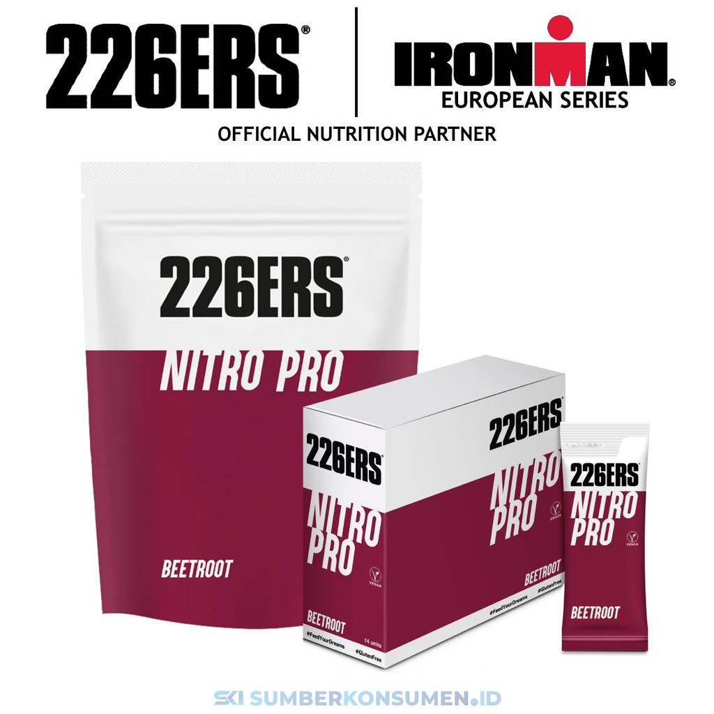 226ERS Nitropro Beetroot Box & Bag / Increase VO2 Max Stamina Recovery Nitrate