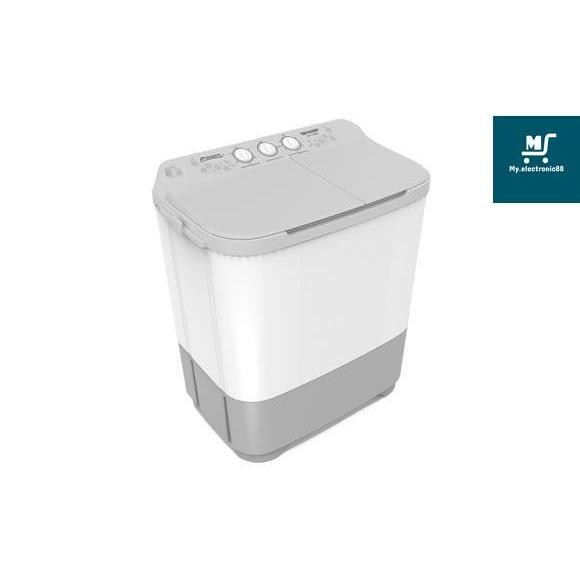 MESIN CUCI SHARP 8KG 2 TUB (ES T80MW-HK/BK/PK)