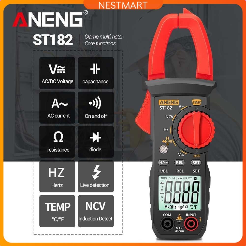 ANENG Digital Multimeter Voltage Tester Clamp Meter Auto Shutdown - ST182