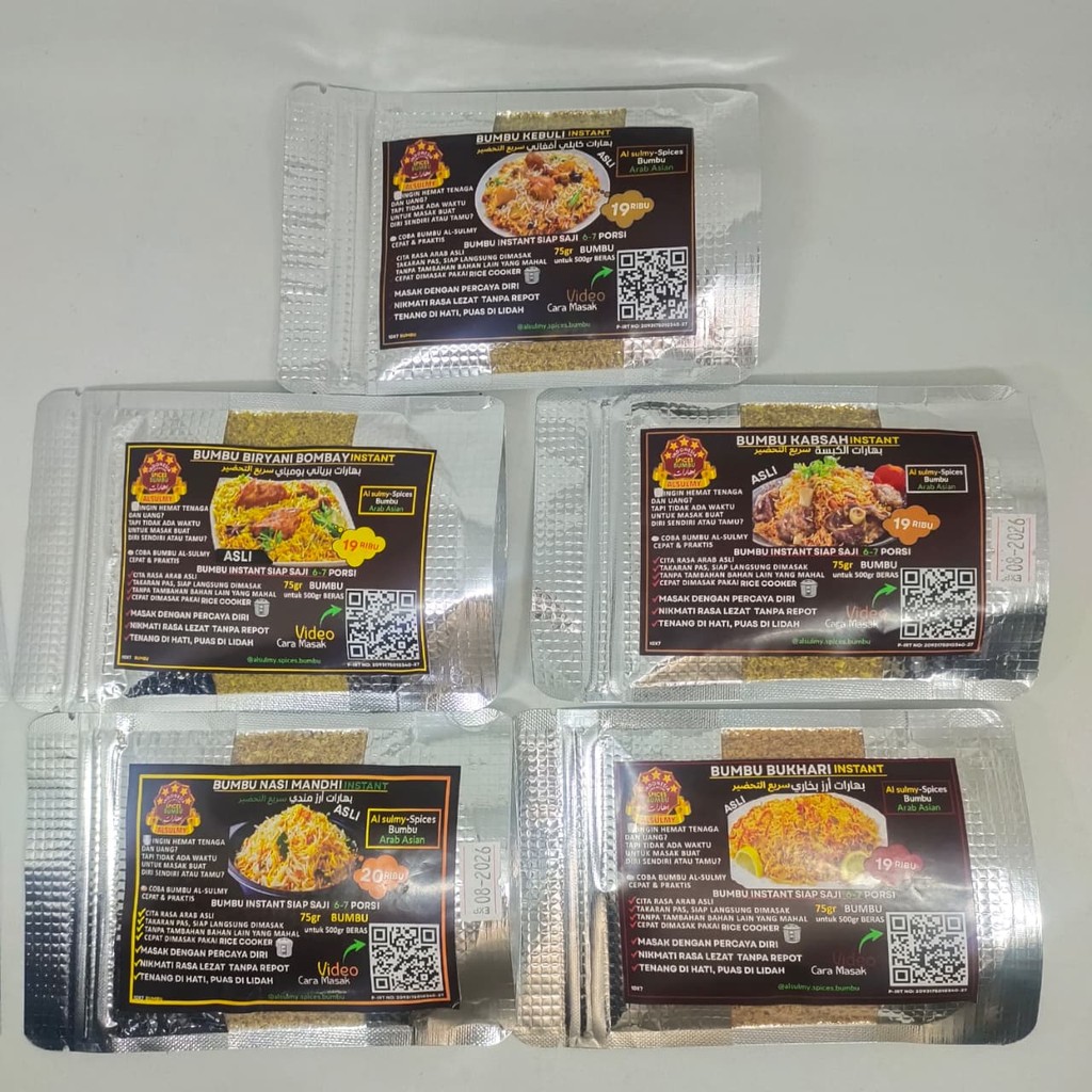 

AL SULAMY BUMBU INSTANT VARIAN 75GRRAM
