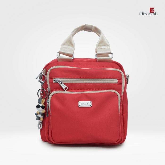 ORIGINAL Tas Ransel Wanita Elizabeth Backpack 0055-6336 - Red