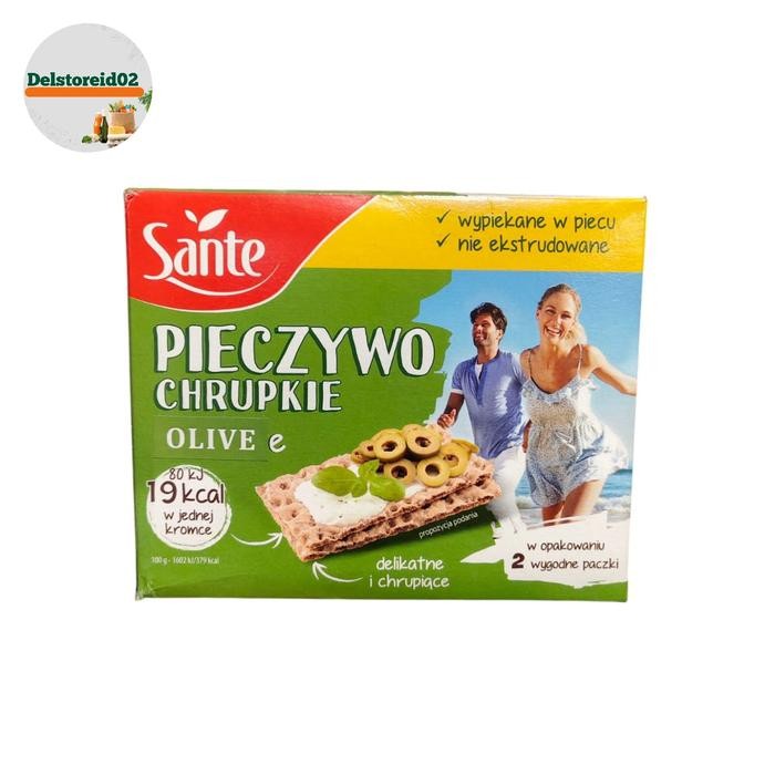 

Sante crispbread olive (krekers gandum dengan buah zaitun) 150 gram