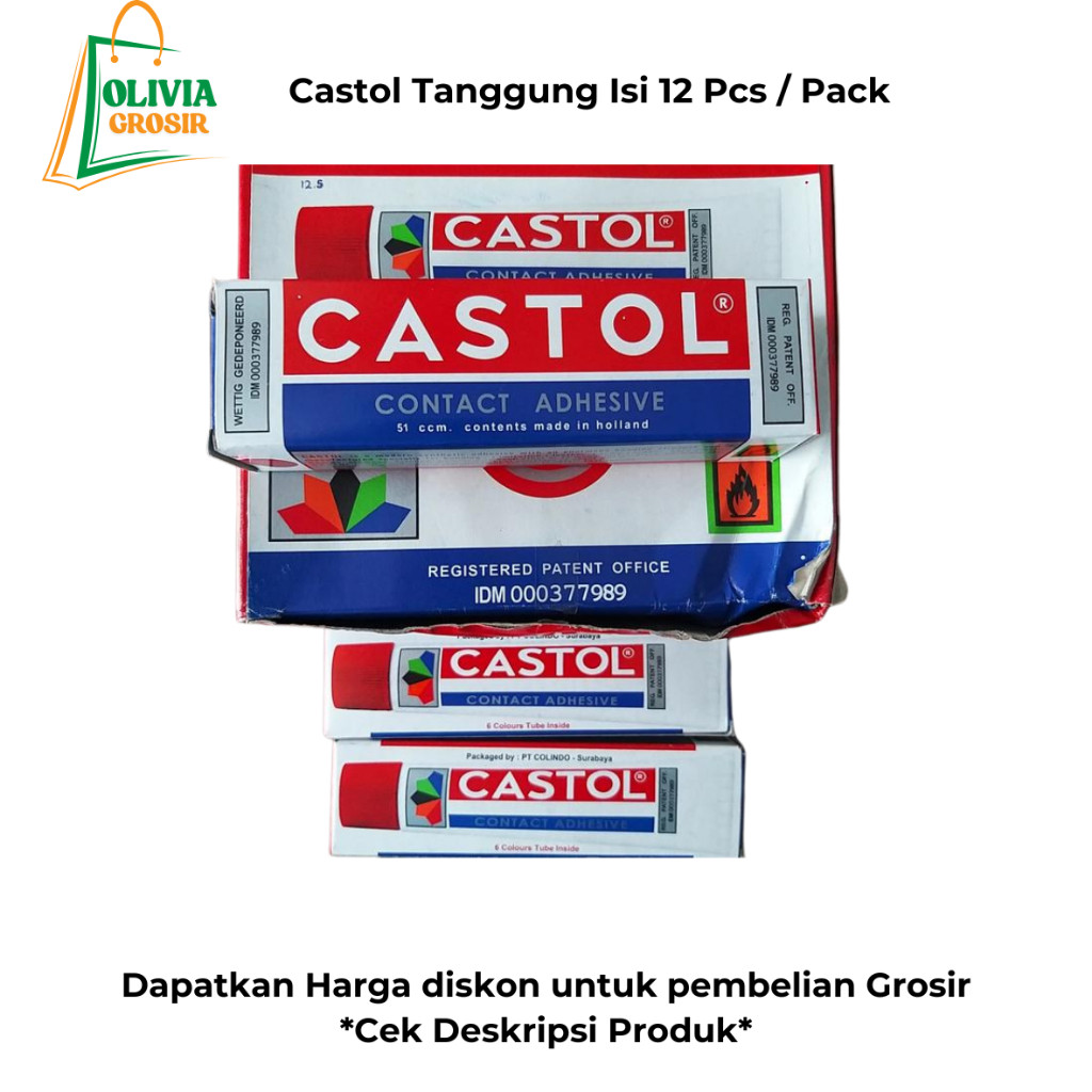 

Lem Castol Tanggung Isi 12 Pcs / Box