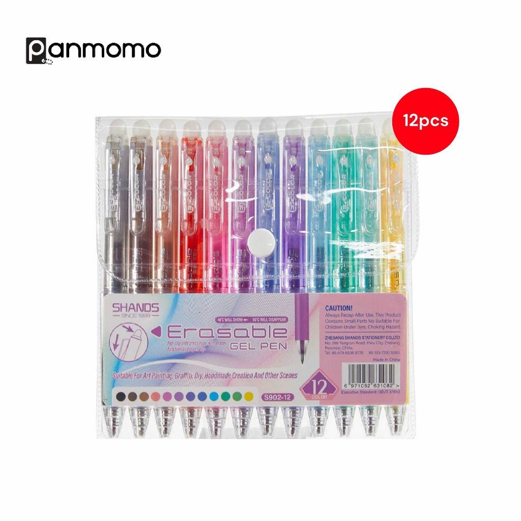 

PROMO!Pen Hapus Pena Bolpoin Tinta Berwarna - panmomo Minimalist Colorful Erasable Gel Ink PenREADY