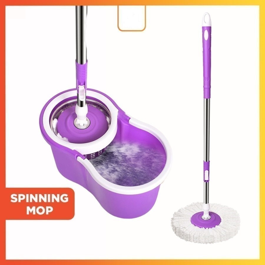 Alat Pel Lantai Pembersih Lantai Spin Mop Ultra|Mop Pel