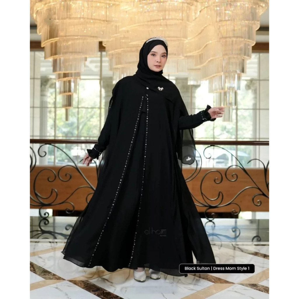 Gamis Abaya 2026 Shafina Ceruty Babydoll Gamis Lebaran Model Gamis Terbaru