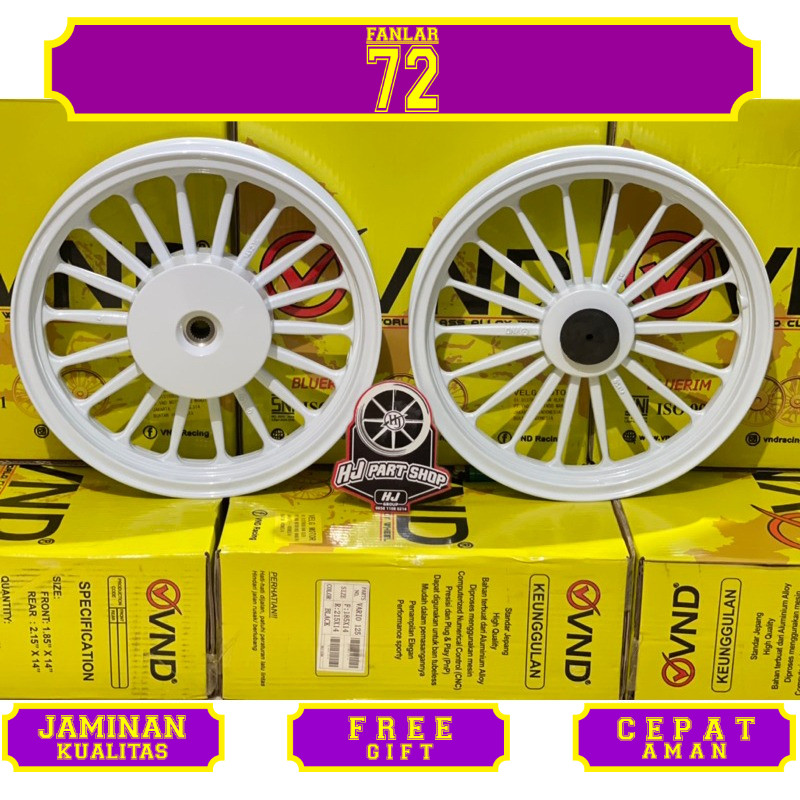 VELG VND BLUERIM PALANG 18 VELG VND PALANG 18 UK 185 X 215 RING 14 VARIO 110 125 150 BEAT SCOOPY GEN