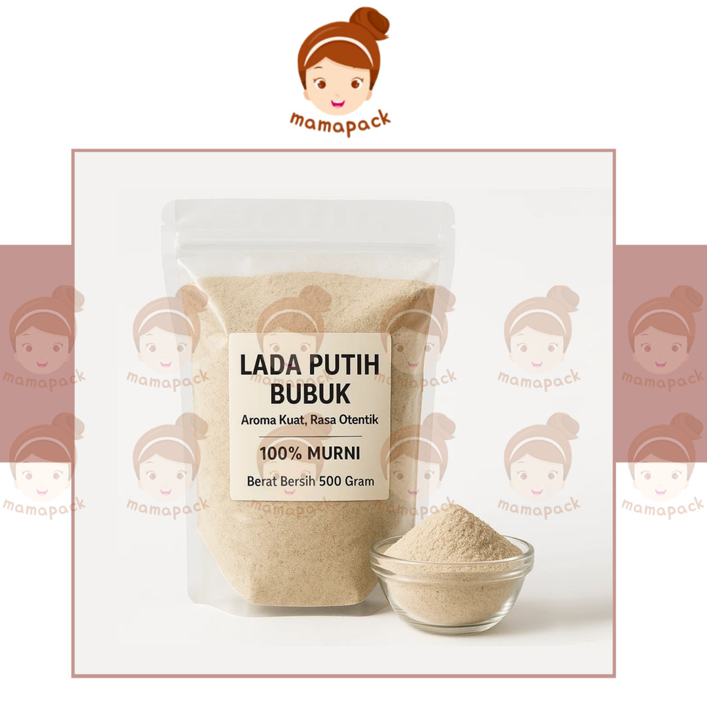

500gr Lada Putih Bubuk Halus 100% Murni – Bumbu Dapur / Masak / Siap Konsumsi