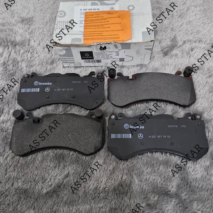 KAMPAS REM BRAKE PAD DEPAN W212 W218 CLS63 E63 C63 AMG MERCEDES BENZ