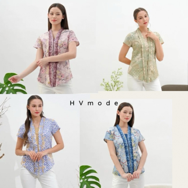 FERNISTYLE Atasan batik - Kutu baru lengan Pendek - 336 - 336BBC 336WIK - 336ICE - 336ACA - 336ASB