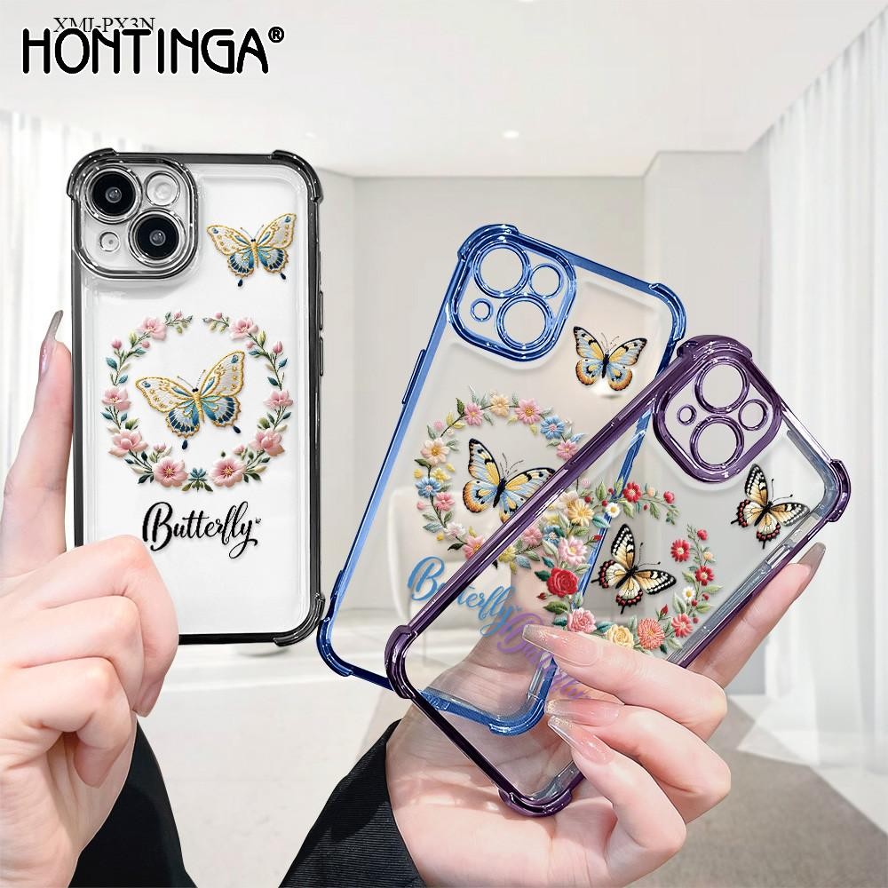 Hontinga Casing Hp Untuk  Xiaomi Poco C85 C71 F7 C75 C65 M3 M5S X3 NFC Pro 5G Anti Jatuh Dengan Kant